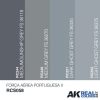 AK Interactive RCS058 FORÇA AÉREA PORTUGUESA II SET - Akril lakk bázisú makettfesték készlet