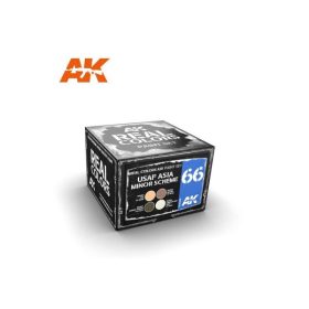   AK Interactive RCS066 USAF ASIA MINOR SCHEME SET - Akril lakk bázisú makett festék készlet