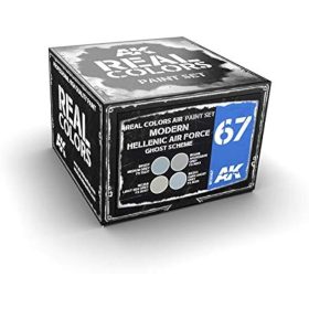   AK Interactive RCS067 MODERN HELLENIC AIR FORCE GHOST SCHEME SET - Akril lakk bázisú makett festék készlet