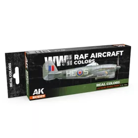   AK Interactive RCS107 WWII RAF Aircraft Colors - Akril lakk bázisú makett festék készlet