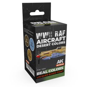   AK Interactive RCS110 WWII RAF Aircraft Desert Colors - Akril lakk bázisú makett festék készlet