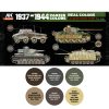 AK Interactive RCS122 1937-1944 Panzer Colors - Akril lakk bázisú makett festék készlet