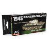 AK Interactive RCS123 1945 Panzer Colors - Akril lakk bázisú makett festék készlet