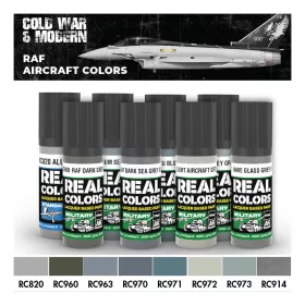   AK Interactive RCS211 Cold War & Modern RAF Aircraft Colors - Akril lakk bázisú makett festék készlet