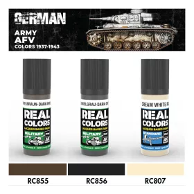   AK Interactive RCS213 German Army AFV Colors 1937-1943 - Akril lakk bázisú makett festék készlet