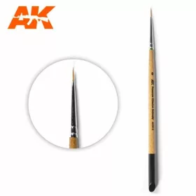   AK Interactive AKSK-0 AK PREMIUM SIBERIAN KOLINSKY BRUSH 0 - Prémium ecset makettezéshez