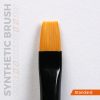 AK Interactive AKB003 AK SYNTHETIC BRUSH – FLAT 4 - szintetikus lapos ecset