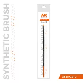   AK Interactive AKB007 AK SYNTHETIC BRUSH – Round 0 - szintetikus körecset