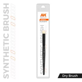   AK Interactive AKB023 AK SYNTHETIC DRY BRUSH – S - szintetikus ecset szárazecseteléshez