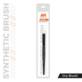  AK Interactive AKB024 AK SYNTHETIC DRY BRUSH – M - szintetikus ecset szárazecseteléshez