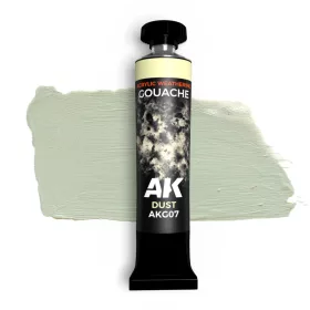   AK Interactive AKG07 Dust – AK GOUACHE - Weathering festék, 20 ml