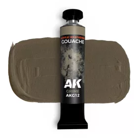   AK Interactive AKG12 Grime – AK GOUACHE - Weathering festék, 20 ml