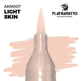   AK Interactive AKM007 Light Skin - Playmarkers - Ecsetes végű festékfilc makettezéshez