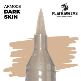   AK Interactive AKM008 Dark Skin - Playmarkers - Ecsetes végű festékfilc makettezéshez