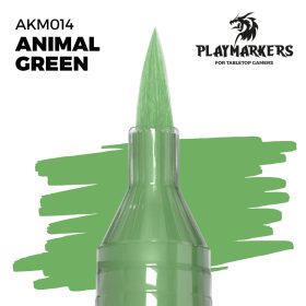   AK Interactive AKM014 Animal Green - Playmarkers - Ecsetes végű festékfilc makettezéshez