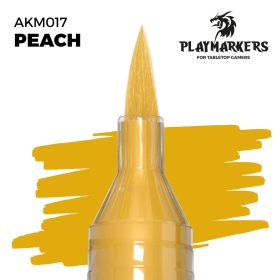   AK Interactive AKM017 Peach - Playmarkers - Ecsetes végű festékfilc makettezéshez