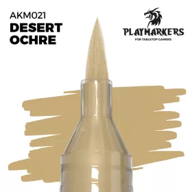   AK Interactive AKM021 Desert Ochre - Playmarkers - Ecsetes végű festékfilc makettezéshez