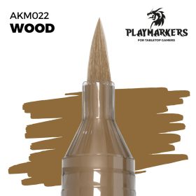   AK Interactive AKM022 Wood - Playmarkers - Ecsetes végű festékfilc makettezéshez
