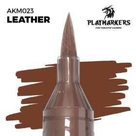   AK Interactive AKM023 Leather - Playmarkers - Ecsetes végű festékfilc makettezéshez