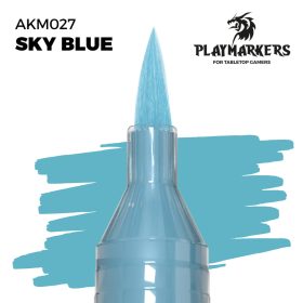   AK Interactive AKM027 Sky Blue - Playmarkers - Ecsetes végű festékfilc makettezéshez