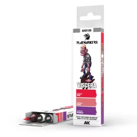   AK Interactive AKM109 Viscera - PLAYMARKER SET - Ecsetes végű festékfilc készlet makettezéshez