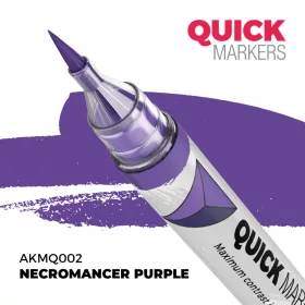   AK Interactive AKMQ002 Necromancer Purple - Quick Markers - Ecsetes végű festékfilc makettezéshez
