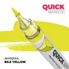 AK Interactive AKMQ004 Bile Yellow - Quick Markers - Ecsetes végű festékfilc makettezéshez