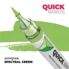 AK Interactive AKMQ008 Spectral Green - Quick Markers - Ecsetes végű festékfilc makettezéshez
