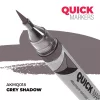 AK Interactive AKMQ018 Grey Shadow - Quick Markers - Ecsetes végű festékfilc makettezéshez