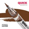 AK Interactive AKMQ022 Leather - Quick Markers - Ecsetes végű festékfilc makettezéshez