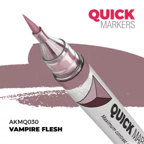   AK Interactive AKMQ030 Vampire Flesh - Quick Markers - Ecsetes végű festékfilc makettezéshez