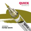 AK Interactive AKMQ024 Putrid White - Quick Markers - Ecsetes végű festékfilc makettezéshez