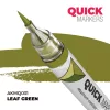AK Interactive AKMQ031 Leaf Green - Quick Markers - Ecsetes végű festékfilc makettezéshez