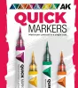 AK Interactive AKMQ107 Dwarfs - Quick Markers - Ecsetes végű festékfilc készlet makettezéshez