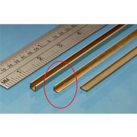 Albion Alloys L3 Sárgaréz L-profil 305 x 3.0 x 1 mm (1db)