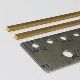   Albion Alloys SBW10 Sárgaréz tömör zártszelvény 305 x 1 x 1 mm (1db)