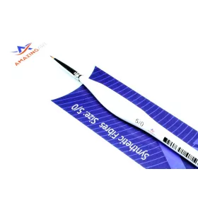   Amazing Art 12657 TRIANGULAR BRUSH ROUND SYNTHETIC HANDLE 5/0