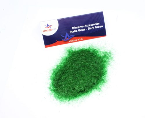 Amazing Art 13647 STATIC GRASS 3mm - DARK GREEN 25g