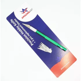 Amazing Art 17058 MODELING SCALPEL GREEN + 5 BLADES