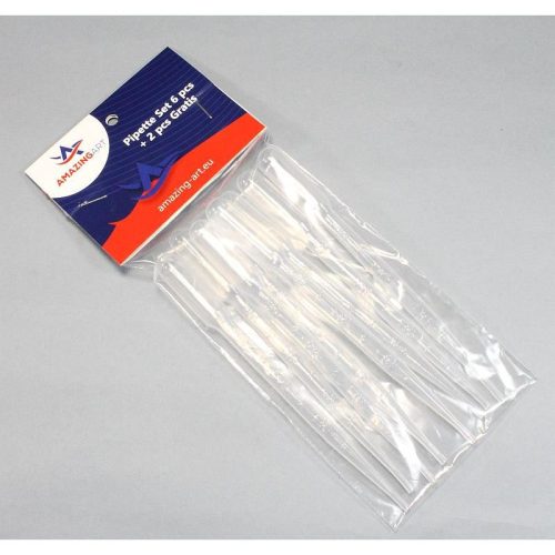 Amazing Art 18659 SET OF PIPETTE PIPETTES 8pcs. 3ml