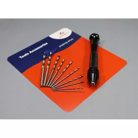   Amazing Art 18918 MINI DRILL HAND + 10 DRILLS FROM 0.3 - 3.2mm