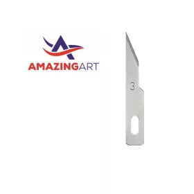 Amazing Art 19878 REPLACEMENT SPARE BLADES #3 - 10pcs