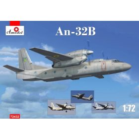 Amodel 72432 An-32B 1/72 repülőgép makett