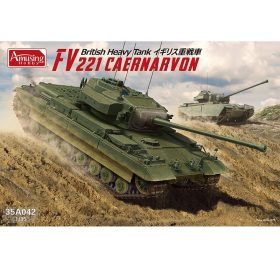   Amusing Hobby 35A042 British heavy tank FV221 Caernarvon 1/35 harckocsi makett