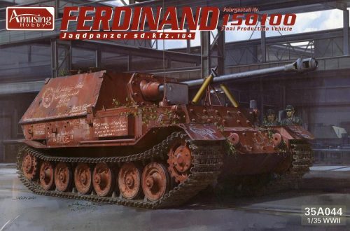 Amusing Hobby 35A044 German Ferdinand No 150100 Jagdpanzer Sd.kfz.184 1/35 harckocsi makett