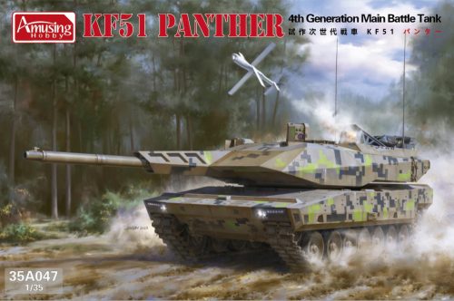 Amusing Hobby 35A047 German KF51 Panther 4th Generation Main Battle Tank 1/35 harckocsi makett