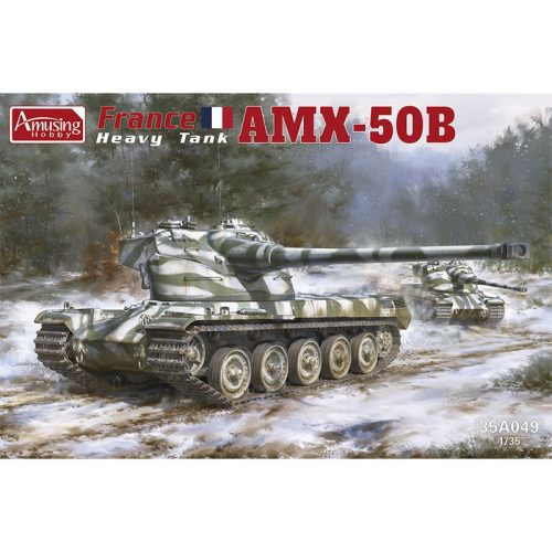 Amusing Hobby 35A049 France Heavy Tank AMX-50B 1/35 harckocsi makett