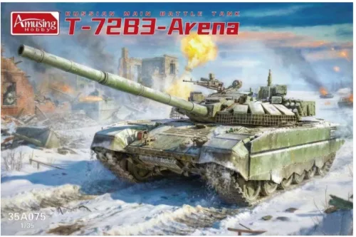 Amusing Hobby 35A075 Russian Main Battle Tank T-72B3 - Arena 1/35 harckocsi makett