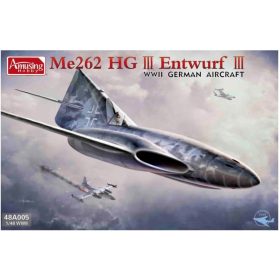   Amusing Hobby 48A005 Messerschmitt Me 262 HG III Entwurf III 1/48 repülőgép makett