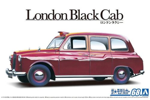 Aoshima 059678 FX-4 London Black Cab '68 1/24 autó makett
